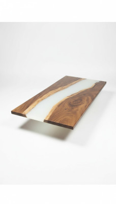 Epoxid harz esstisch echtes holz deko massive möbel wasserfall epoxy tisch