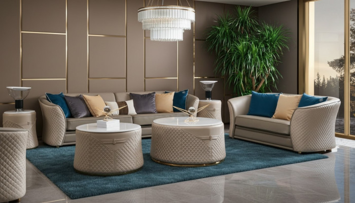 Sofa 4 Sitzer Big Couch Sofas Couchen Wohnzimmer Design Viersitzer