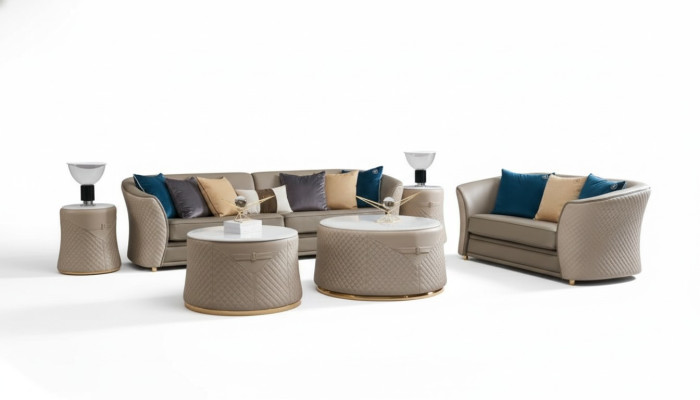 Sofa 4 Sitzer Big Couch Sofas Couchen Wohnzimmer Design Viersitzer