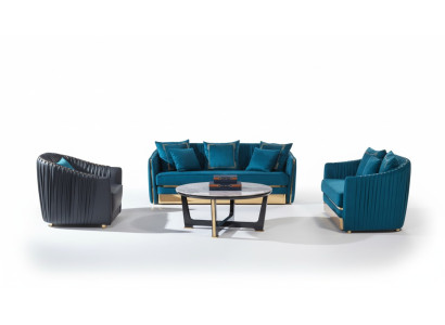 Designer Möbel Sofa Coch 3 Sitzer Polster Dekor Sofas Wohnzimmer Couchen