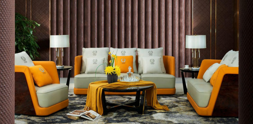 Wohnlandschaft Sofa Polster Sofagarnitur 321 Sitzer Couchtisch 4tlg. Set