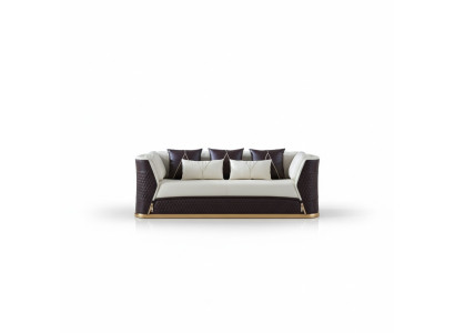 Dreisitzer design Couch Polster 3er Sofa Couchen Leder Sofas Ledersofa