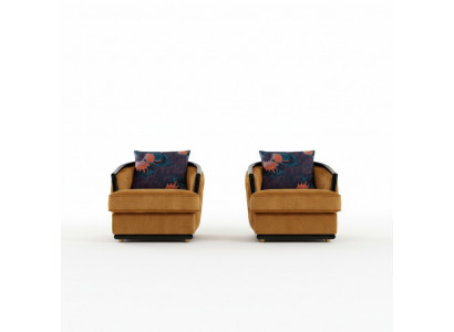 Design Sessel Textil Luxus Fernseh Couch 1 Sitzer Sofa Relax Lounge Club Polster