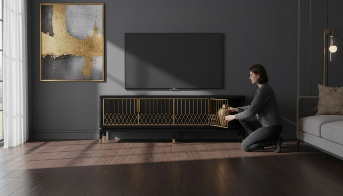 Sideboard rtv Kommode Wohnzimmerschrank Schrank Lowboard tv Möbel