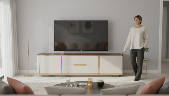 Designer rtv tv Kommode Anrichte Deko Side Low Board Schrank Wohn Zimmer