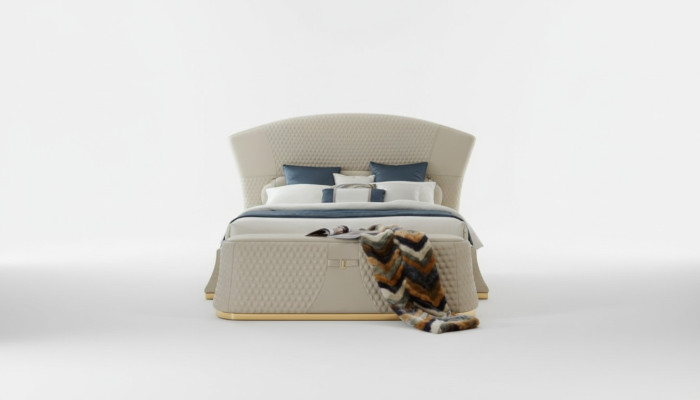 Design Leder Bett Luxus Polster Betten Doppel Schlafzimmer 180x200
