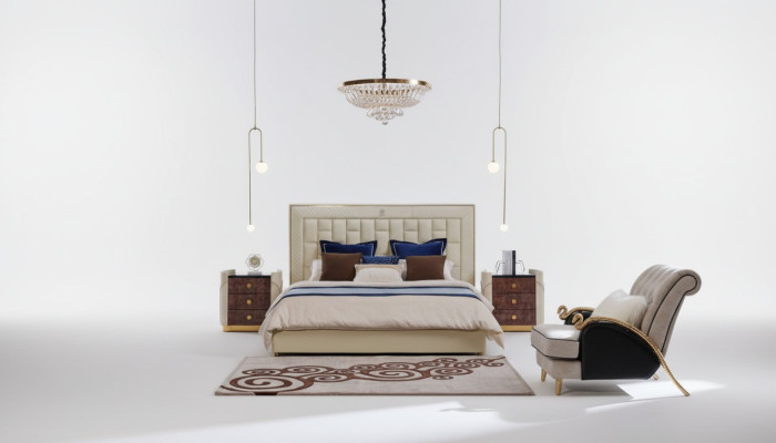 Design Leder Bett Luxus Polster Betten Doppel Modernes Ehe 180x200