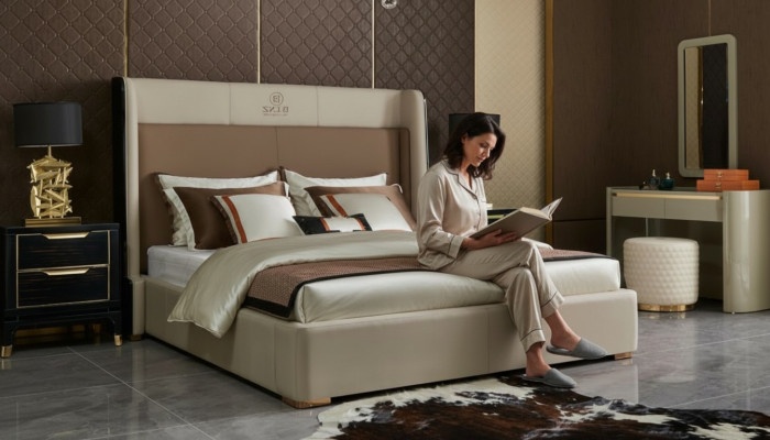 Nachttisch Konsolen Beistelltische Tisch Luxus Hotel Schlafzimmer Möbel