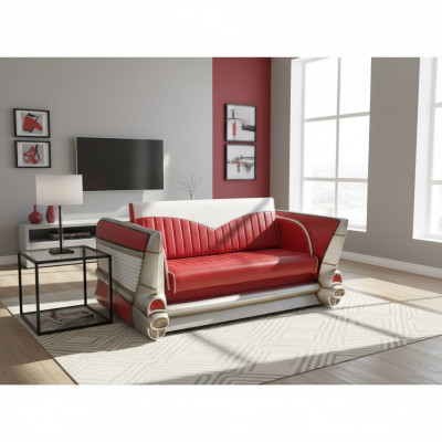 Sofa Couch Diner Cadillac USA Deko Autosofa Polster Sofas Couchen Car Amerika