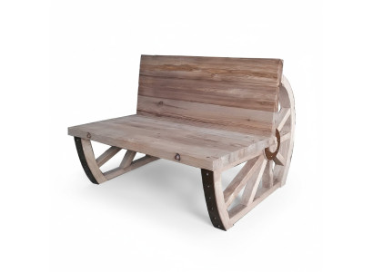 Gartenbank Holz Parkbank Massiv Sitzbank Garten Gartenmöbel 2-Sitzer Bänke Neu