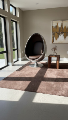 Design Retro Lounge Sessel Sitzer Egg Ball Silber Drehbar Aviator Space