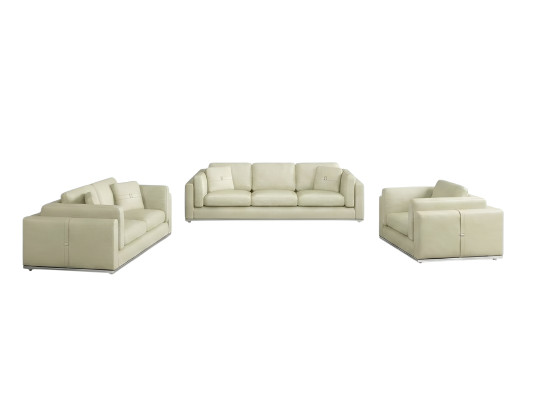 Modern Dreisitzer Sofa 3 Sitzer Couchen (ohne 2+1Sitzer) Polster Sofas Echtleder