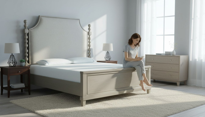 Bett Design Luxus Doppel Hotel Betten Schlaf Zimmer Holz Neu Landhaus Barock Neu
