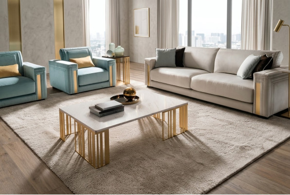Kaffeetisch Couchtisch Tisch Beistelltisch Wohnzimmertisch Sofa arredoclassic