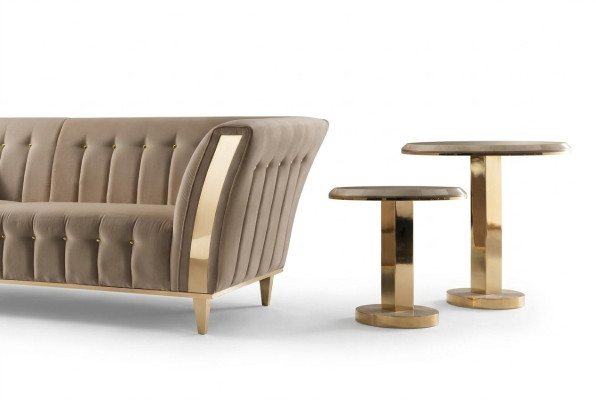 Runder Beistelltisch Tisch Couchtisch Sofa Wohnzimmer Design Tische Rund Möbel