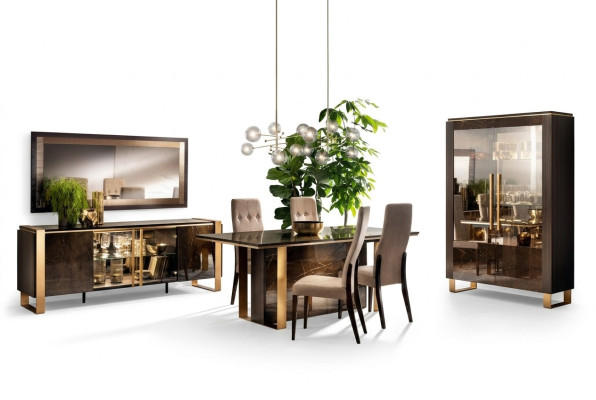 Esstisch Stühle Kommode 8tlg. Esszimmer Set Gruppe Garnitur Tisch arredoclassic
