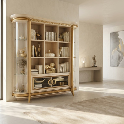 Büro Bücherschrank Aktenschrank Luxus Möbel Stil Antik Schrank arredoclassic