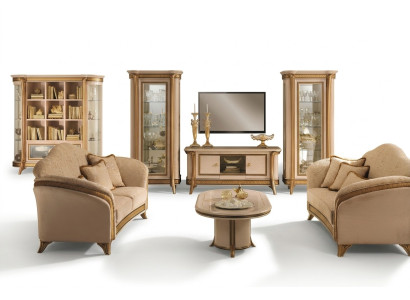 Italienische Möbel Sofa Garnitur Gruppe Klassische Sitz Garnituren 3+3 Sitzer