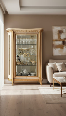 Design Möbel Holz Klassischer Stil Barock Vitrine Italienische Möbel Anrichte