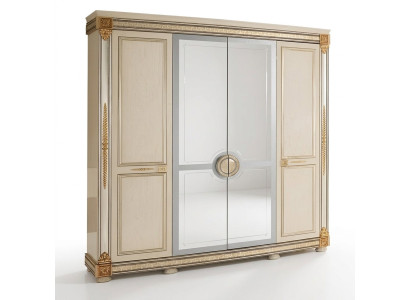 Luxus Kleider Schrank Kleiderschränke Hochglanz Möbel Designer Wohnen Holz Neu
