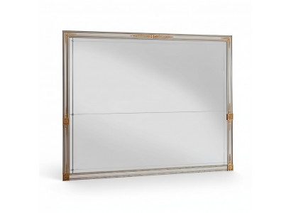 Spiegel Holzrahmen Wandspiegel Klassischer Designer Wand Möbel arredoclassic