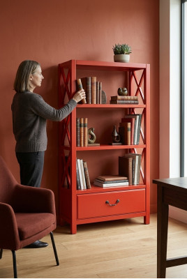 Luxus Holz Regal Schrank Wohn Zimmer Bodenregal Büro Regale Regalboden Regale