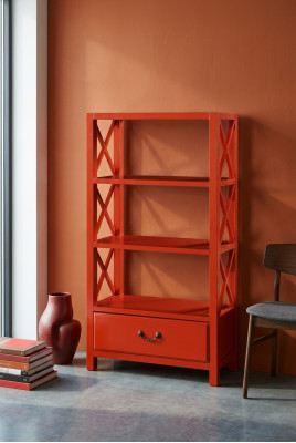 Luxus Holz Regal Schrank Wohn Zimmer Bodenregal Büro Regale Regalboden Regale