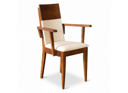 Stühle Stuhl Lehnstuhl Polster Massiv Holz Textil Holz Sessel Leder Neu Lounge