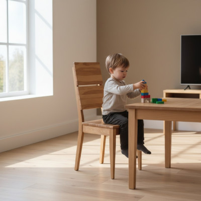 Stühle Stuhl Lehnstuhl Textil Neu Massiv Holz Lounge Sessel Polster Lehn Leder