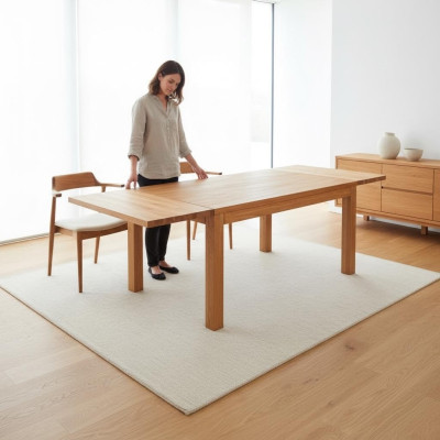 Esstisch Konferenztisch Holztisch Tische Tisch Massive Möbel Esszimmer 180x90cm