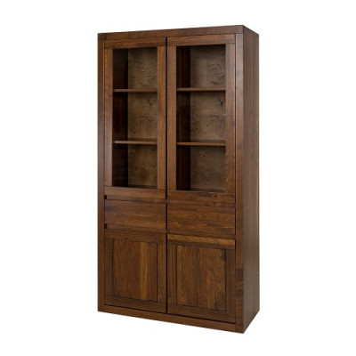 Vitrine Vitrinen Schrank Glasschrank Regal Holz Schrank System Regale Wohnzimmer