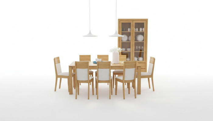 Esstisch Holz Tische Wohn Ess Zimmer Tisch 180x90cm Massiv Massivholz Esstische