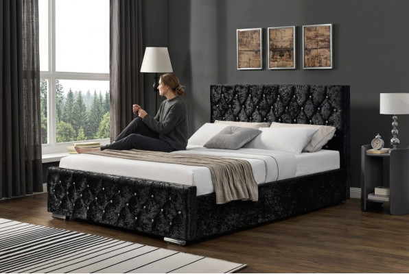 Chesterfield Bett Design Schlafzimmer Englisches Betten Textilbetten