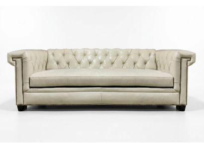 Chesterfield Luxus Sofa Polster Sitz Leder Garnitur 321 Sitzer Couchen