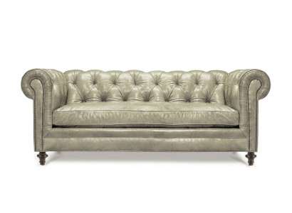 Chesterfield Luxus Sofa Couch Polster Sitz Leder Garnitur 321 Sitzer Couchen Neu