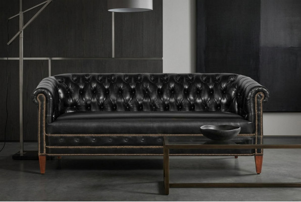 Chesterfield Sofagarnitur Sofa Couch Polster 3+2+1 Sitzer Leder Sofas