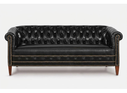 Chesterfield Sofagarnitur Sofa Couch Polster 3+2+1 Sitzer Leder Sofas