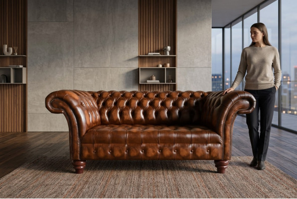 Sofa Design 2 Sitzer Sofa Garnitur Couch Ledersofa Couch Polster Büroeinrichtung