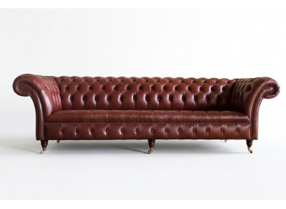 Xxl Big sofa Chesterfield Sofa 4 Sitzer Couch Polster Luxus Klassische Textil