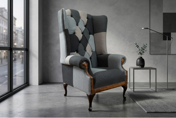 Chesterfield Sessel Club Lounge Designer Lehnstuhl Sofa 1 Sitzer