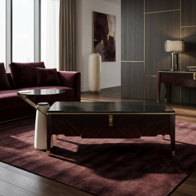 Moderner Couchtisch Tisch Sofa Design Tische Holz Deko Wohnzimmer Beistell