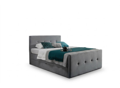 Chesterfield Bett Polsterbett Doppelbett Betten xxl Design Luxus Boxspringbett