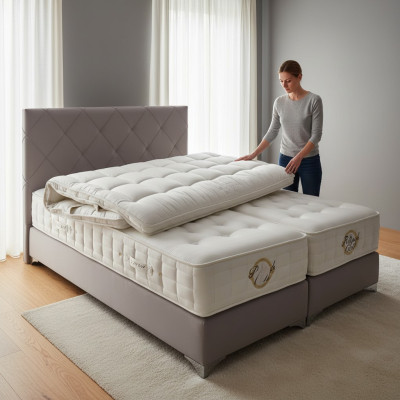 Topper- Mehrere Zonen Matratze - Exklusive Matratzen - 7 Zonen King Size Dicke