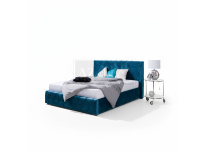 Bett Polster Design Luxus Doppel Hotel Betten Ehe 160 x 200cm Schlaf Zimmer Samt