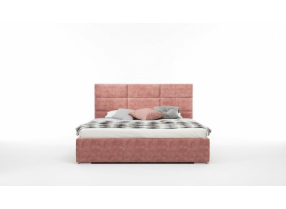 Doppelbett Klassisches Hochwertiges Design Textil Gestelle Bett Betten 140 x 200