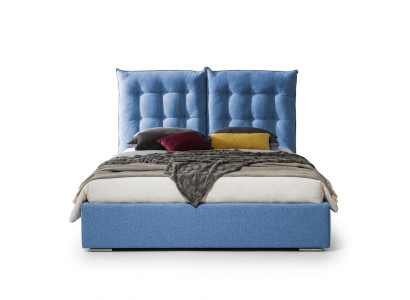 Blaues Polster Bett Moderne Bettgestelle Möbel Luxus Hotel Betten Schlafzimmer