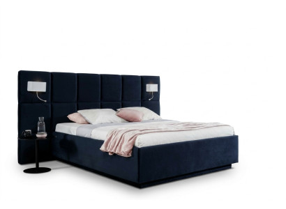 Schlafzimmer Design luxus Bett 200x200 Texil Betten Doppel Bettgestell