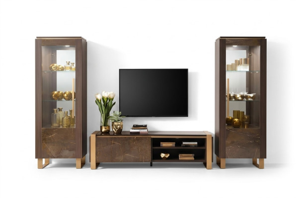 Vitrine Kommoden Vitrinen Kommodenschrank Glas Designer Schrank