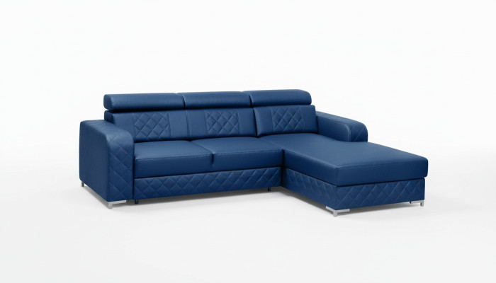 Ecksofa Lform Leder Moderne Möbel Design Wohnlandschaft Couch Samt Stoff Textil