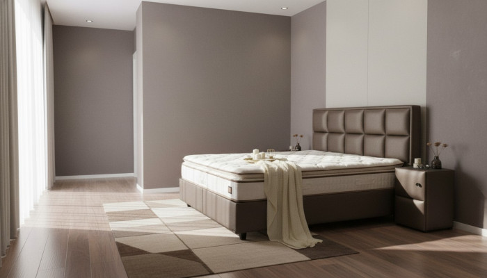 Bett Leder Schlafzimmer Möbel Quality Moderne Betten  Boxspring Neu